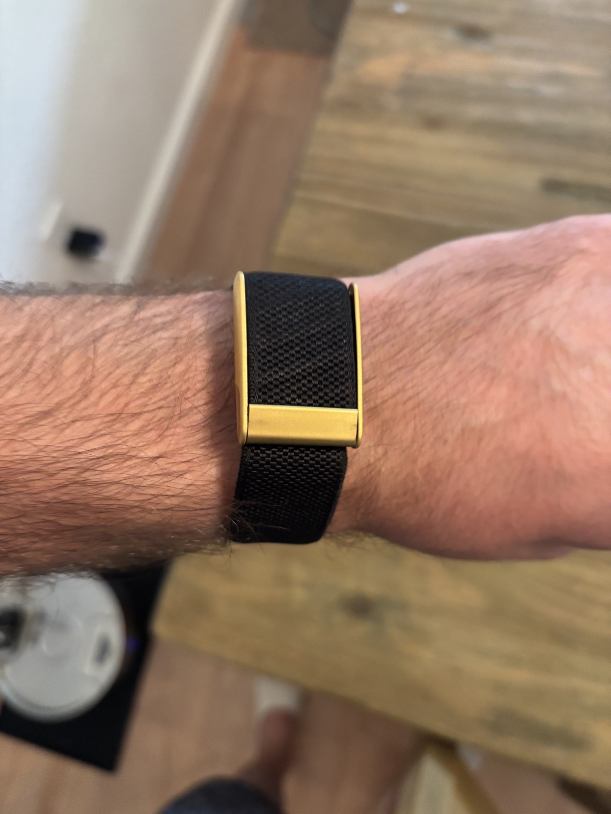 New WHOOP MG /5.0 Black Band with Gold Clasp/hook/link. One/peak/life