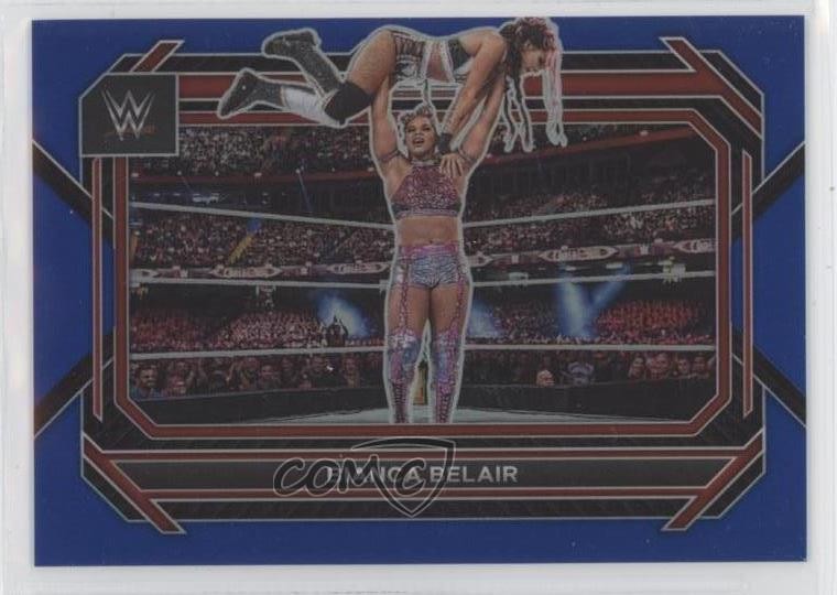 2023 Panini Prizm WWE Blue Prizm 132/199 Bianca Belair #28 11h3