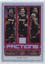 2018 Panini Status Factions Red Goran Dragic Josh Richardson Rodney McGruder my8