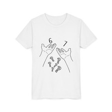 Funny Number 6 7 Youth Short Sleeve Tee