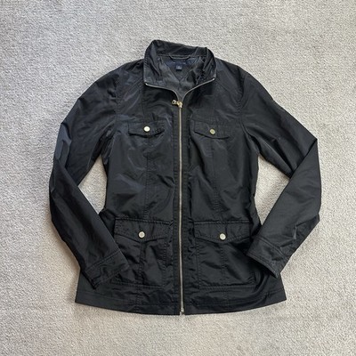 TOMMY HILFIGER Damen Jacke Gr S Biker Übergangsjacke Windbreaker Schwarz 23312