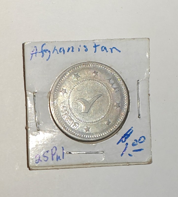 Older coin from Afghanistan - 25 Pul