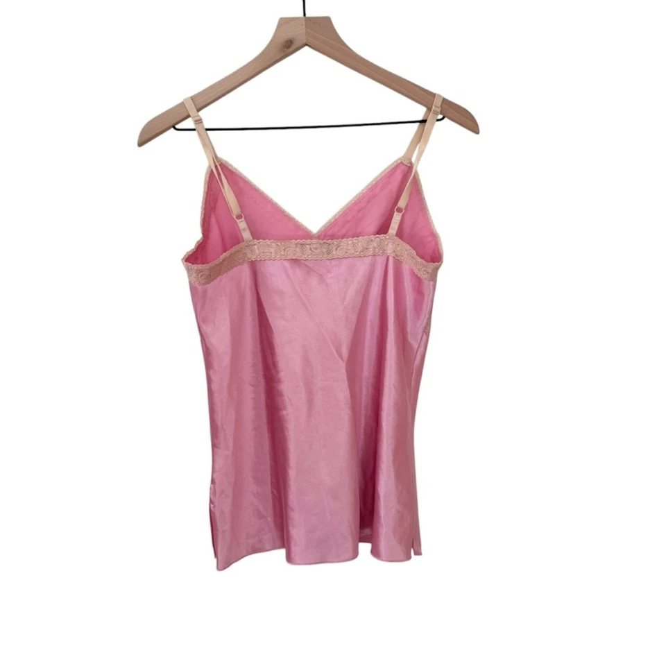 Lencería Top Lencería de Encaje Rosa Beige Vintage EC Designs Talla Pequeña Foto 2 de 4