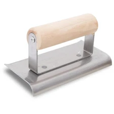 QLT Curved Concrete Edger, 6 x 2 3/4 Blade, 3/8 Radius, 1/2 Lip, 92