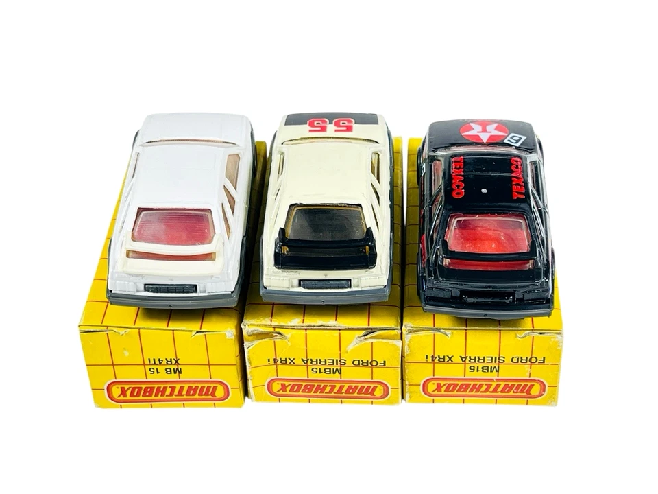 Matchbox Superfast (3) Varied MB15 Ford Sierra XR4i com caixas de grade amarela - Imagem 3 de 4