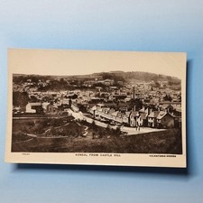 Kendal Postkarte um 1910 Echtfoto Cumbria gute Stadt Panorama FM Burgberg