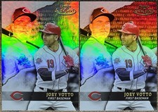 Lot (2) Joey Votto 2020 Topps Gold Label Class 2 Base & Black #27 Reds