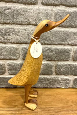 The Duck Company - eine Dcuk Laufente Holzente Natur - My Name is Ted
