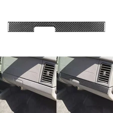 Real Carbon Fiber Co-pilot Glove Box Panel Cover For Dodge Dakota Durango 01-04