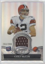 2010 Bowman Sterling Relics Refractor 253/299 Colt McCoy #BSR-CM y5j