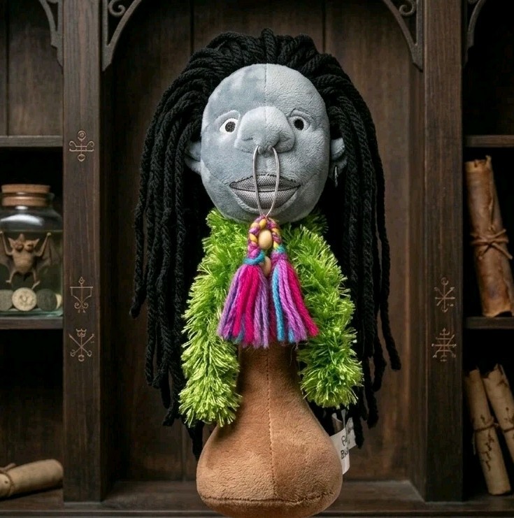 A licensed Ripley's Believe It Or Not shrunken head plush — equal parts creepy, campy, and collector-worthy oddity cabinet gold.