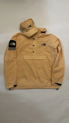 Pull à carreaux jaune XL Supreme X The North Face 2011