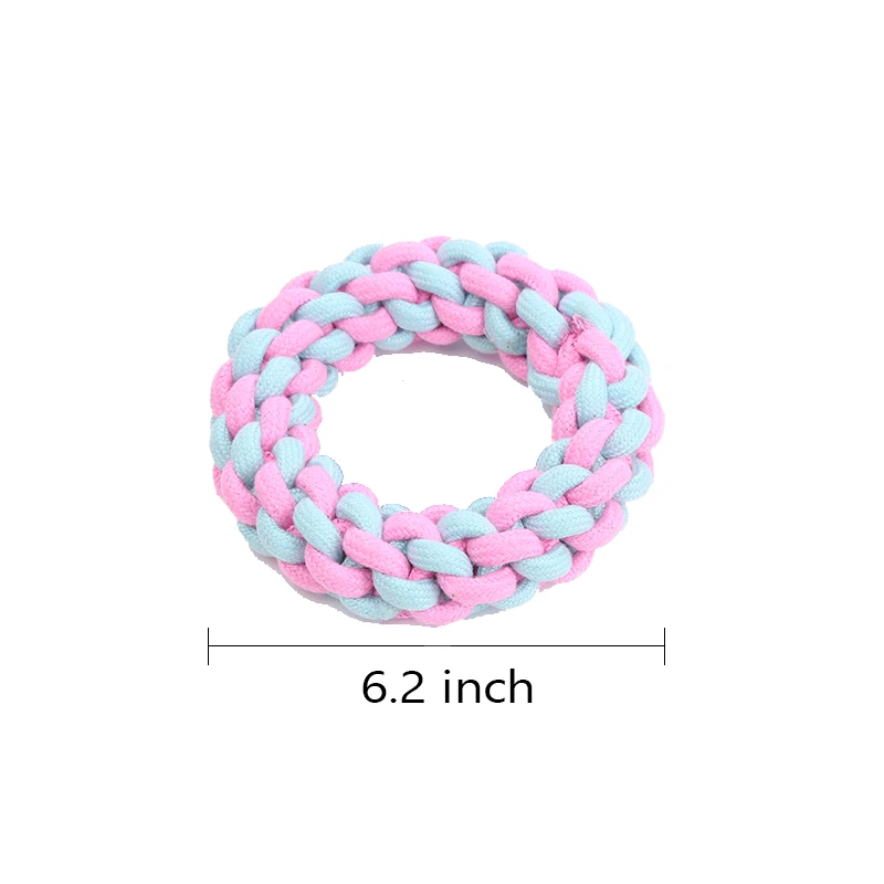 6 Pack Braided Rope Durable Dog Toys for Small Medium Large Dogs Interactive  - Image 2 of 4