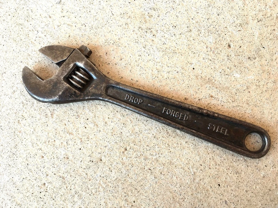 (n°205) old tool, OUTIL ANCIEN, clé à molette WHB - Photo 2/3