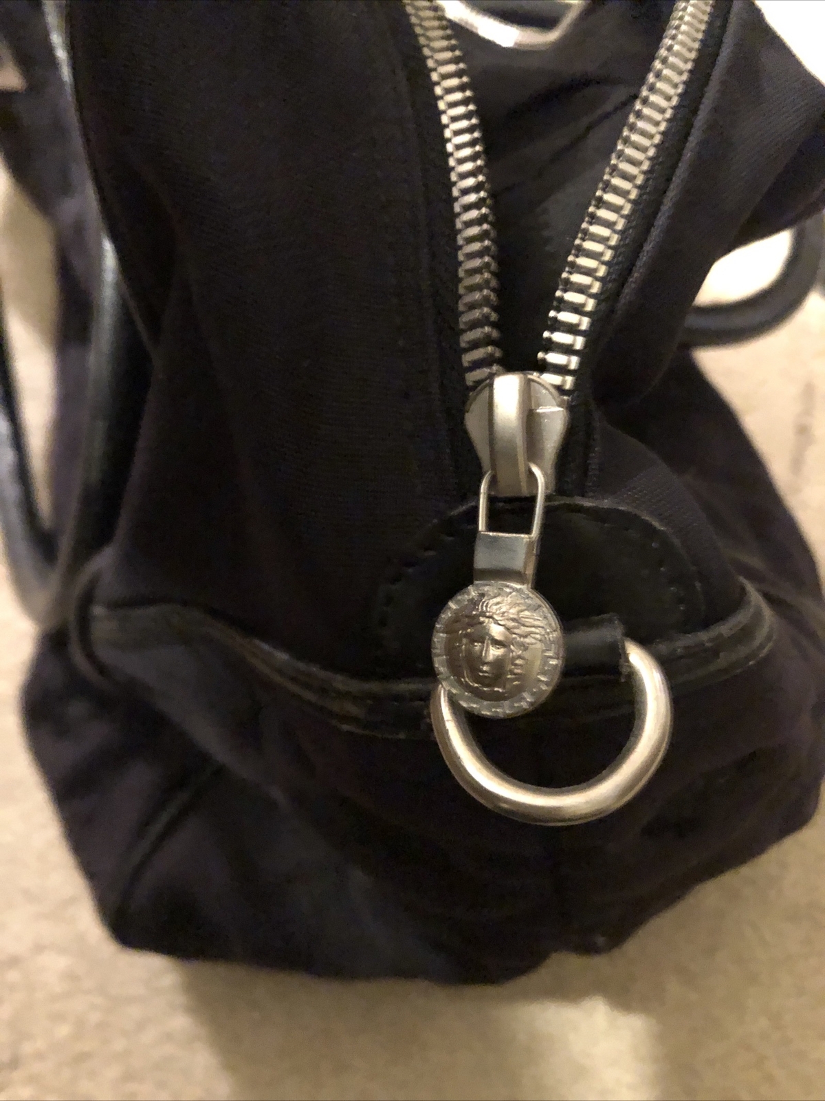 Authentic Versace Large Canvas Double Handle Satc… - image 7