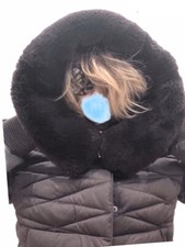 Coat Jacket Puffer Fur Nwt Gift Winter Down Warm Hooded Padded Parka Womens