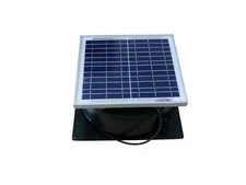 Solar Attic Exhaust Fan Roof Mounted Ventilator 660cfm for Mobile Toilet