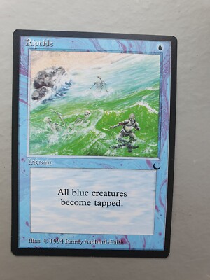Riptide, MTG The Dark (1994). Common Blue Instant NM