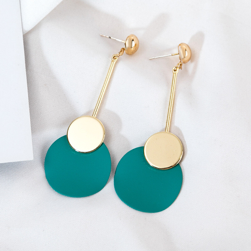 Dainty Hollow Teardrop Pendant Earrings Long Dangling Bohemian Party