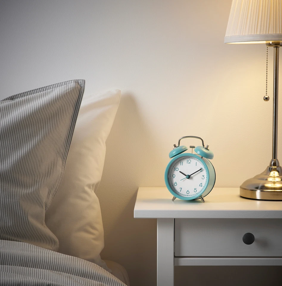 IKEA PLIRA Alarm clock, Low Voltage Turquoise, 10 cm, 4" Brand NEW - Image 2 of 4