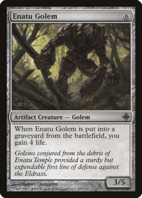 Rise of the Eldrazi Enatu Golem MTG Magic the Gathering NM