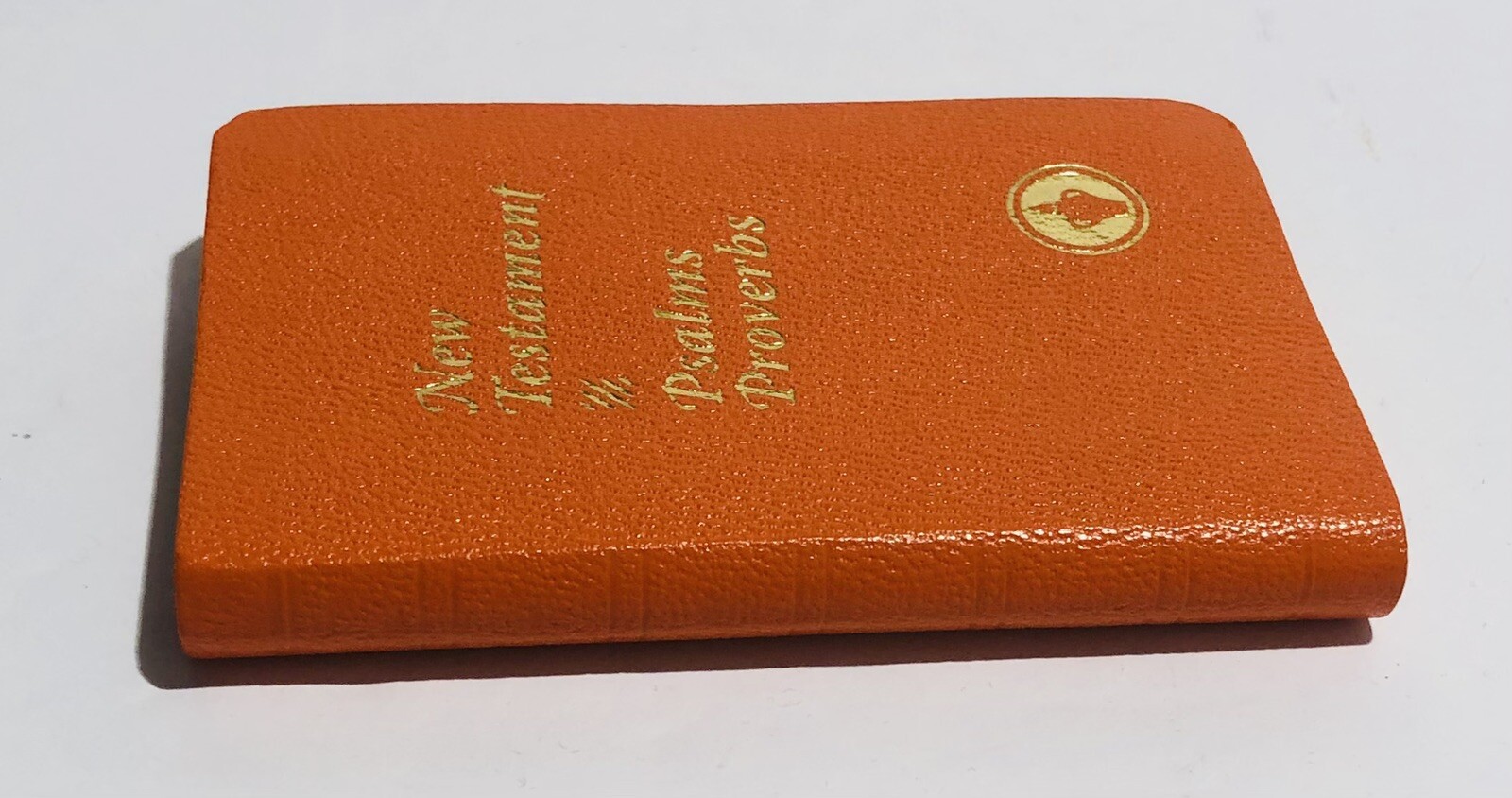 Gideons Pocket NEW TESTAMENT & PSALMS & PROVERBS NKJV Orange eBay