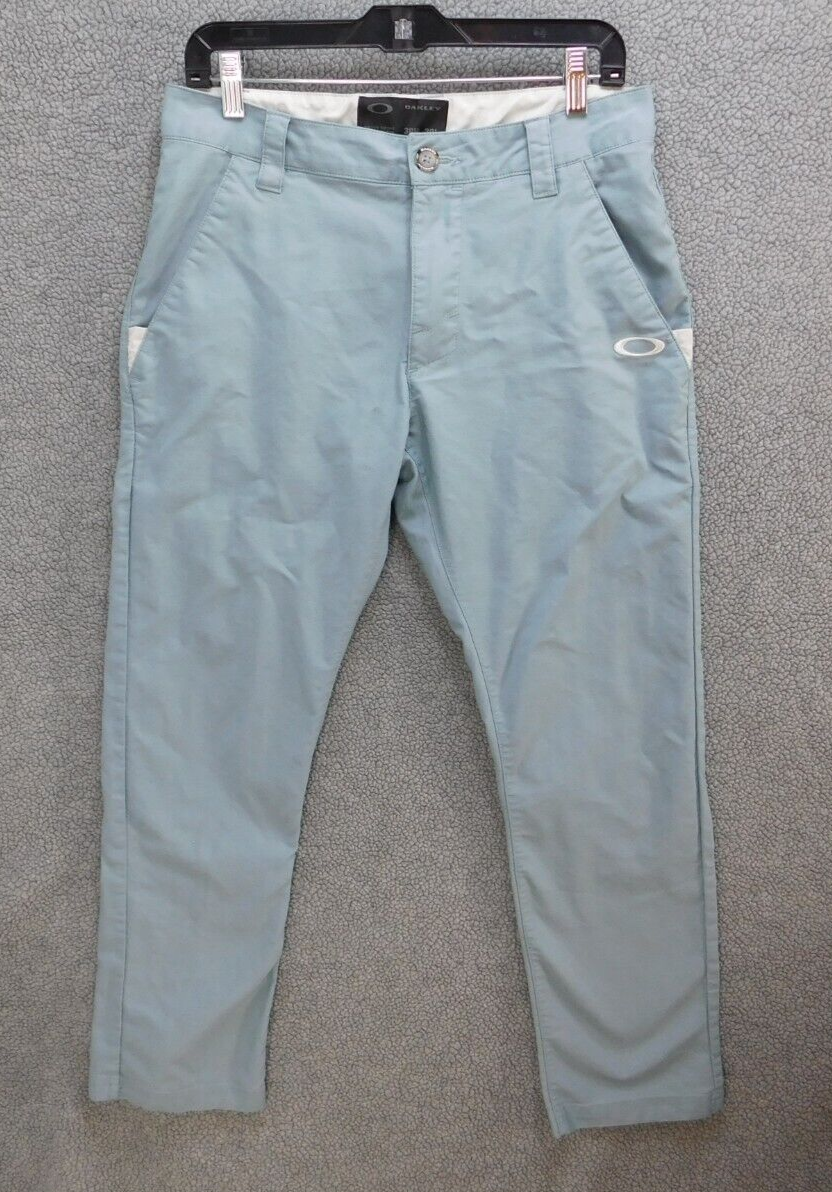 Oakley Men's 30x30 Embroidered Logo Straight Leg Blue Pants RN96548 eBay