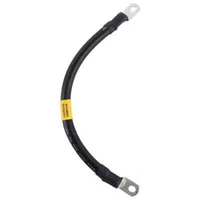 2/0 Black Battery Interconnect Cable 12" with 3/8" Lugs ASSEMBLED IN USA