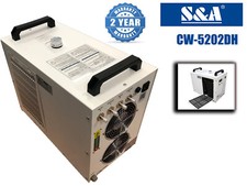Refroidisseur d'eau S&A CW-5202DH 110V 60Hz pour graveur laser tube 130W 150W 180W