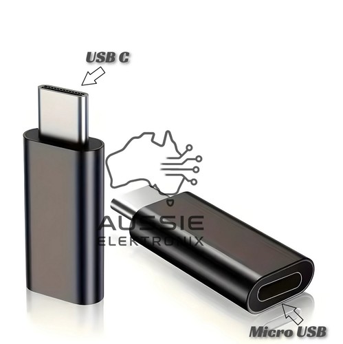 Micro USB Female to USB C Type C Male Converter USB C Data Cable OTG Adapter - Picture 5 of 7