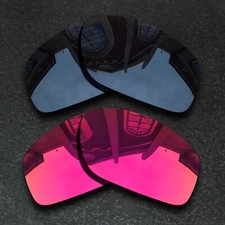 US Black Red Polarized Replacement Lenses For-Oakley Valve Anti-scratch