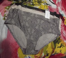 3 NEW ADRIENNE VITTADINI 9157 PLUS SIZE GOODBYE PANTY LINES HIPSTER PANTIES 2X