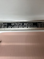 Vintage PINK Detecto 20lb Beam Baby Scale Made In The USA Works Great