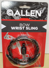 Allen Bow Hunting Wrist Sling Full Grain Leather Yoke Braided Cording 66291A