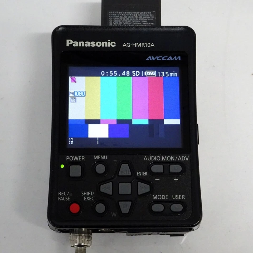 Grabadora portátil tarjeta de memoria Panasonic AG-HMR10A 1995h SDHC USADA DE JAPÓN Foto 2 de 4