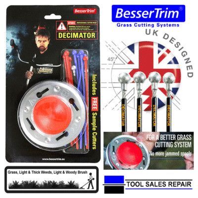 Bessertrim Dezimator Motorsense Freischneider Ersatzkopf - 'The Weed Thrasher'