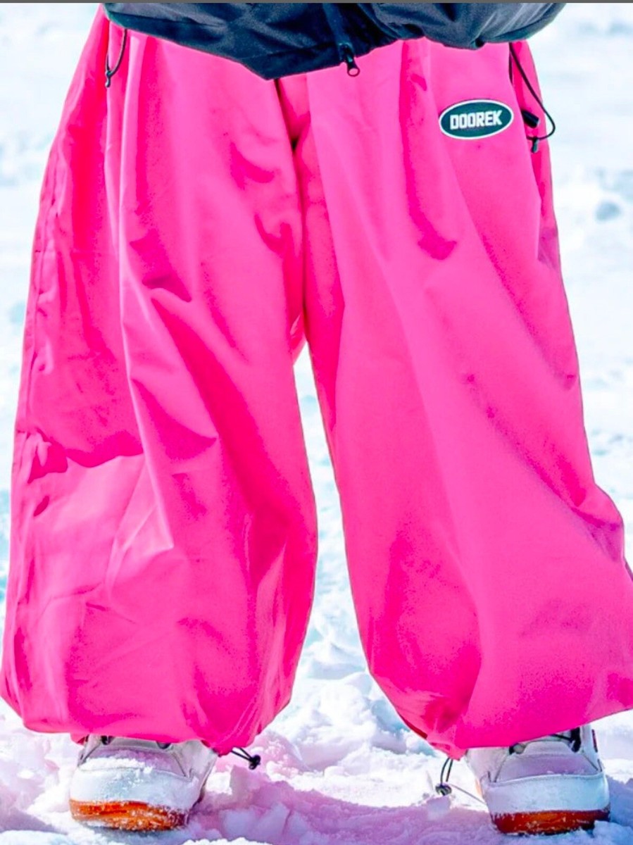 Doorek Unisex Super Baggy Snow Pants One Size Pink | eBay