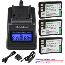 Kastar Battery LCD Fast Charger for Olympus BLM-1 BLM01 Olympus EVOLT E-510 E510