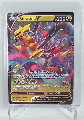 Pokémon - Giratina V SWSH259 Lost Origin - Black Star Promo - Holo Foil  Card : : Toys & Games