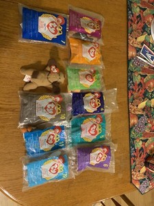 1998 MCDONALD'S HAPPY MEAL TY BEANIE BABIES NEW(SET OF11) SEALED 1993 Tag