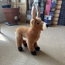 Miyoni by Aurora White-Tailed Deer Buck Stuffed Animal Plush 12  Toy EUC