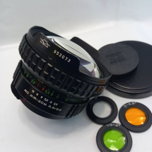 Nice!! KMZ MIR 20M 20 M f/3,5 20mm Lens Wide Angle M42 Mount #953073 RARE!! - Picture 1 of 22