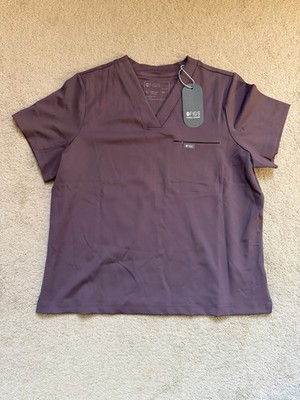 Plum Sona FORMx Slim V-neck Scrub Top 2xl