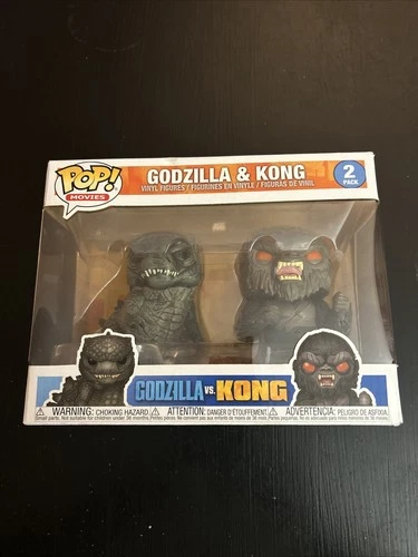 Funko Godzilla & Kong 2 Pack BAM Exclusive Brand New Rare Pop !  Movies