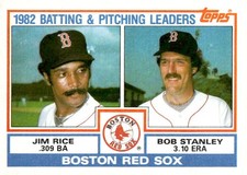 Jim Rice Leaders Team Card 1983 Topps Baseball - #381 - Boston Red Sox