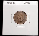1908-S INDIAN HEAD CENT  -  Very Fine condition