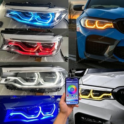 For BMW F90 M5 G30 530i 540i Adaptive LED Headlight RGBW Angel Eyes DRL Boards