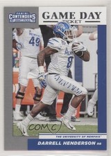 2019 Panini Contenders Draft Picks Game Day Ticket Darrell Henderson #26 0g4
