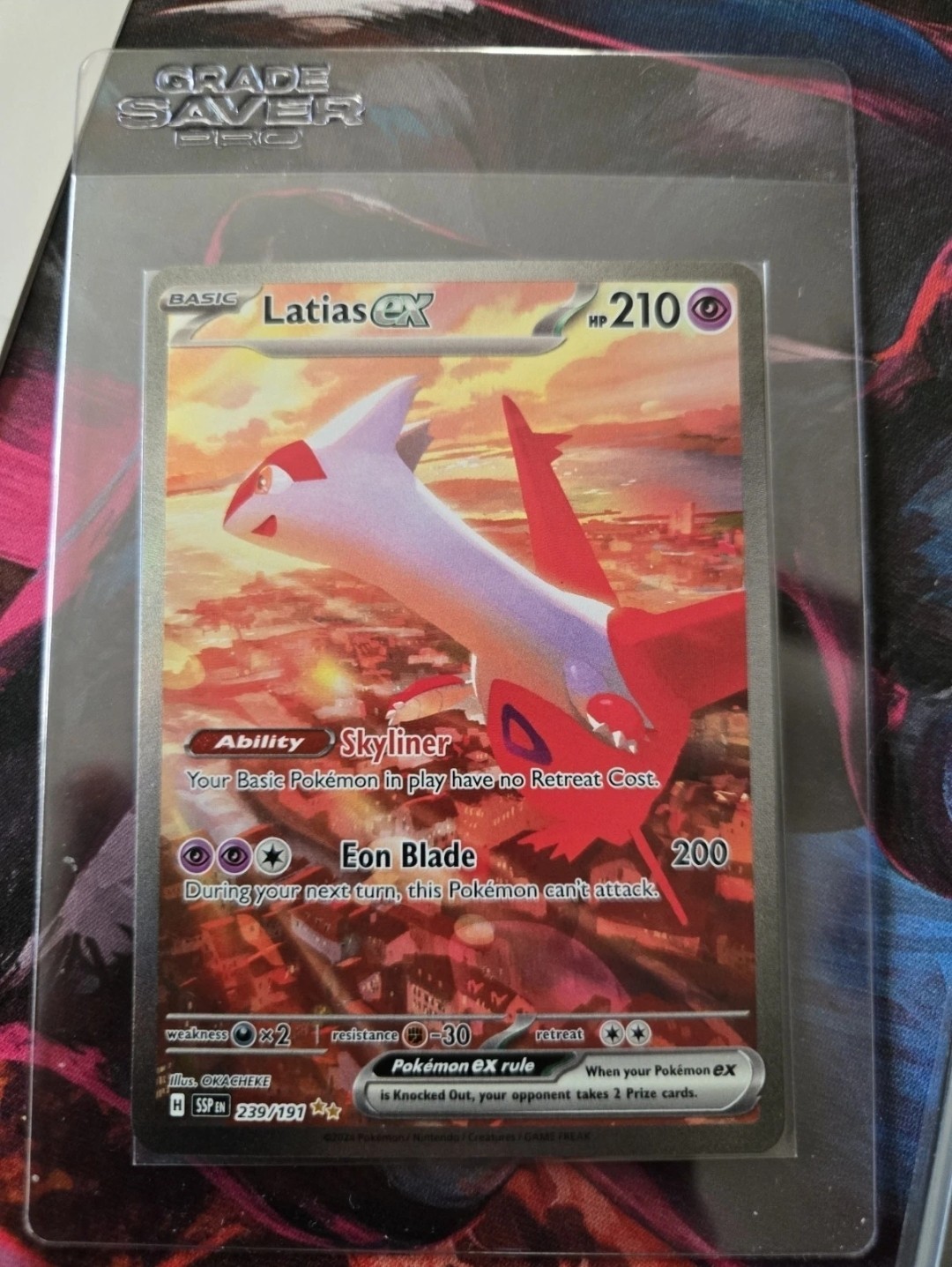 Latias EX 239/191 sir Nm-Mt Condition Great Card, Please Look Pokemon Card