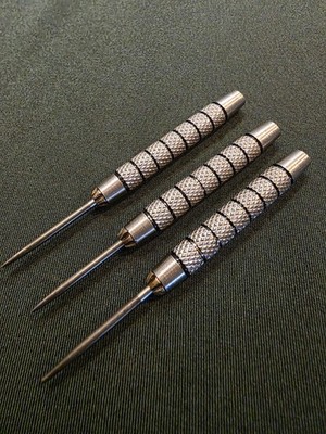 Vintage Harrows Power Point Style K 28g 90% Tungsten Steel Tip Darts